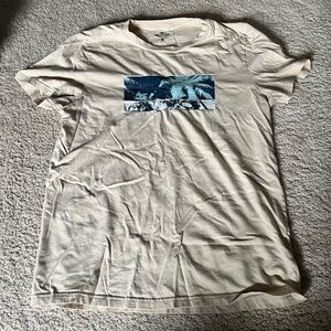Men's Cream Graphic T-Shirt